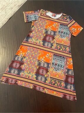 Vibrant Johnny Was Dress